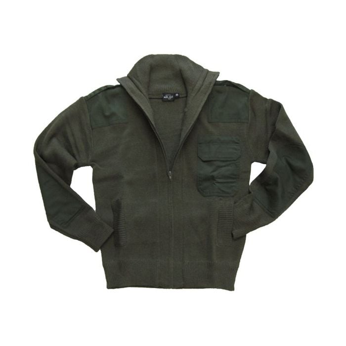 Olive Green Army style Cardigan