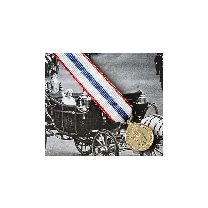 Queens SILVER JUBILEE Medal - Miniature