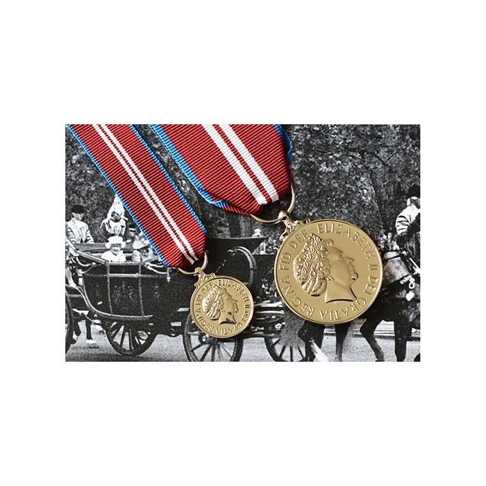 Queens DIAMOND JUBILEE Medal - Full Size & miniature