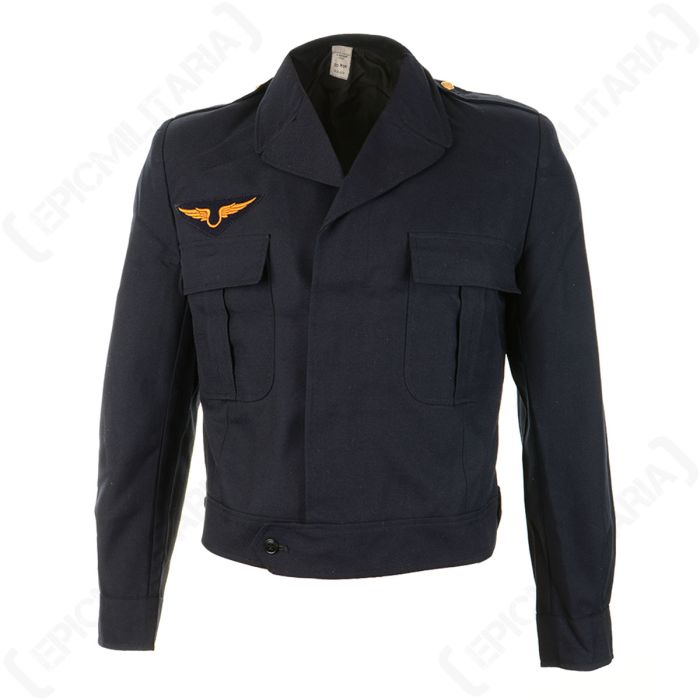 Original French Air Force Ike Jacket - Blue