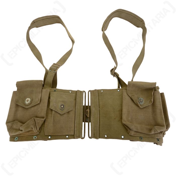 Original Belgian Magazine Combat Belt Bar - Olive Drab