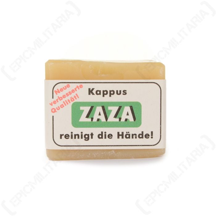 Front view of a bar of WW2 German Zaza Soap