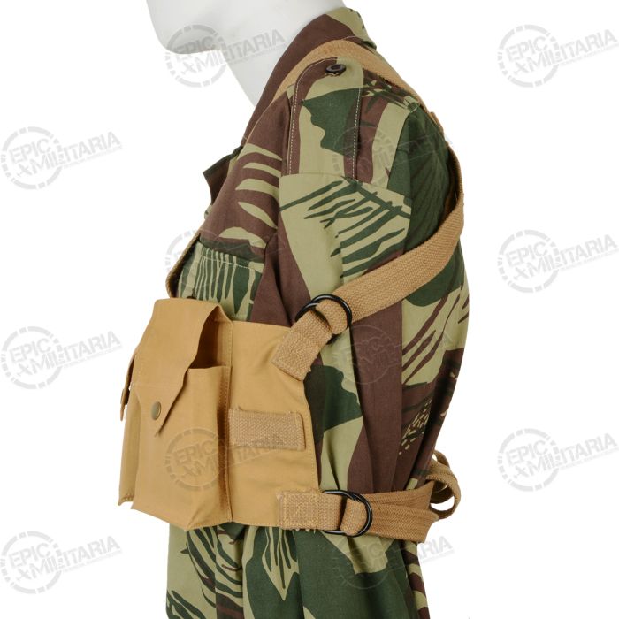 Warreplica Rhodesian Chest Rig OD Grün - FAL/G3 Magazin Halterung 4 Fach