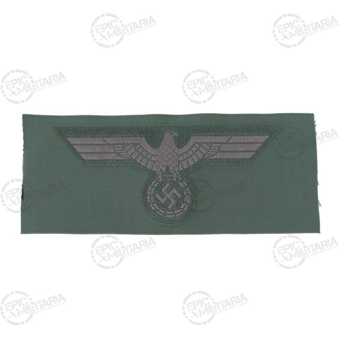 This view shows the front of the WW2 German EM BeVo Tunic Eagle
