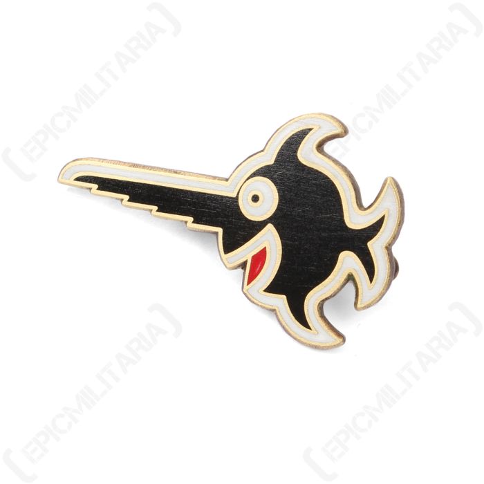 9th Flotilla U-Boat Badge - Black Laughing Swordfish - Small Main