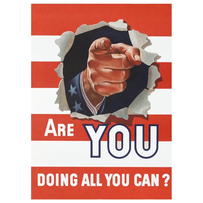 This view shows the front of the poster.