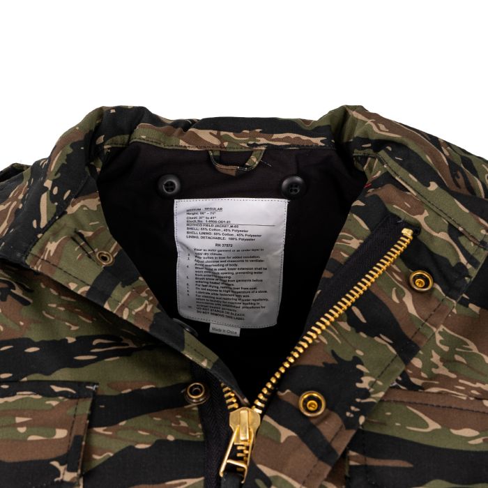 Rothco Camo M-65 Field Jacket - Tiger Stripe Camo - Epic Militaria