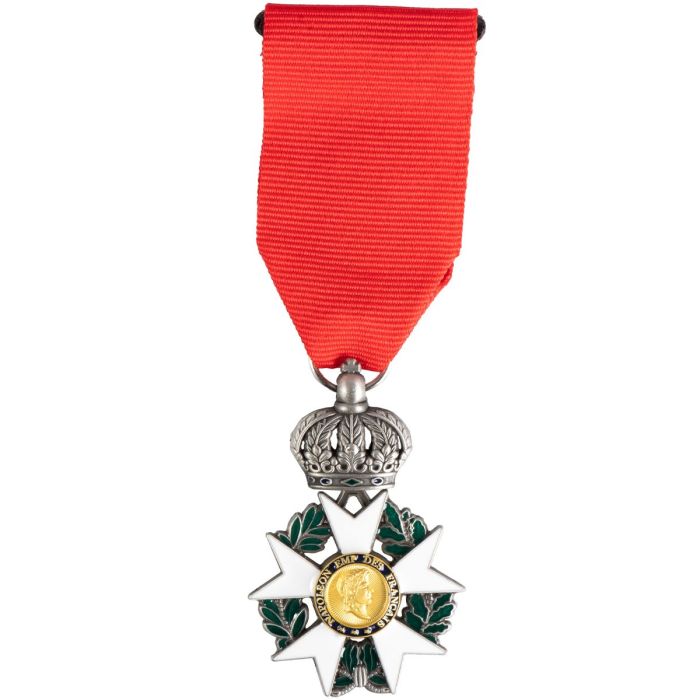 This view shows the front of the medal.