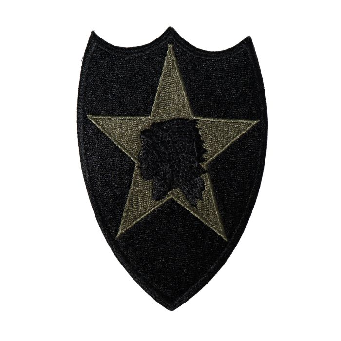 This view shows the front of the badge.