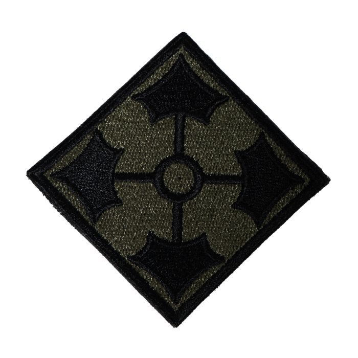 This view shows the front of the badge.