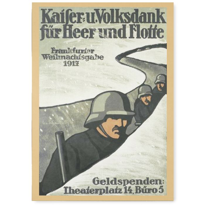 This view shows the front of the poster.