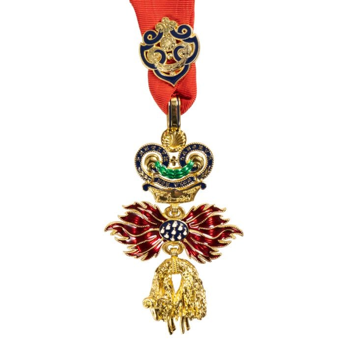 Front view of an Austrian Order of the Golden Fleece - Type 4.