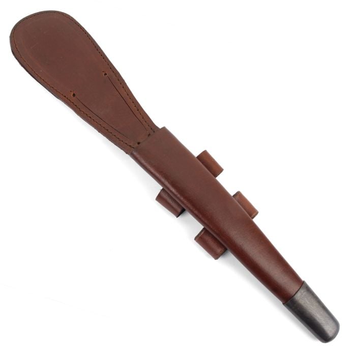 This view shows the British Fairbairn-Sykes Commando Scabbard Only. 