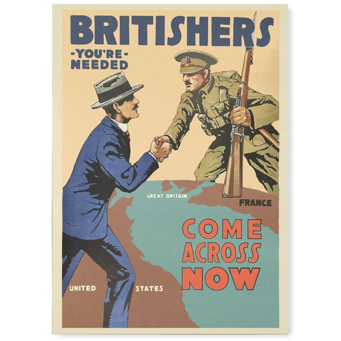 This view shows the front of the poster.