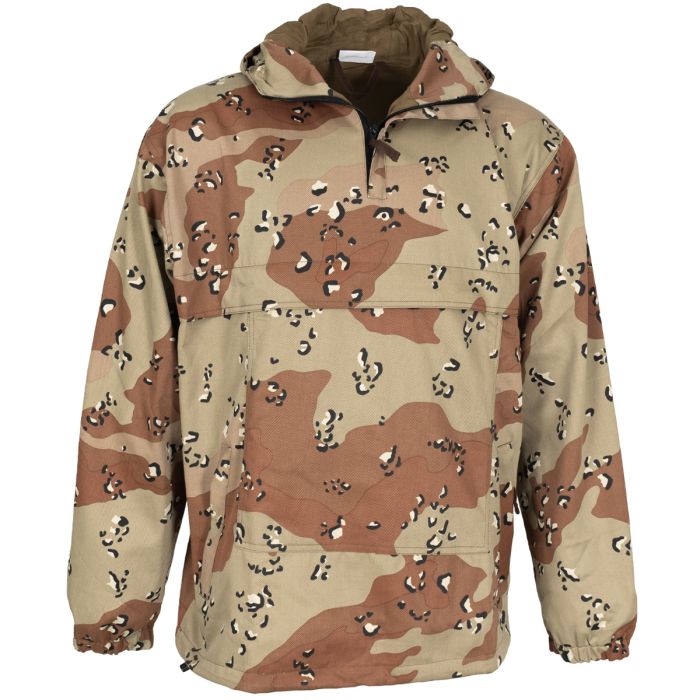 This view shows the front of the anorak.