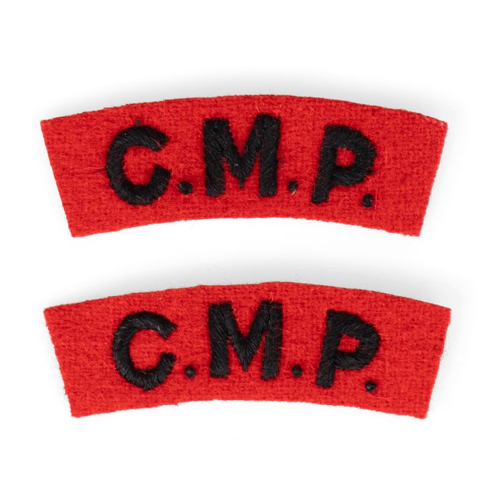 This view shows the front of the CMP - Corps of Military Police.