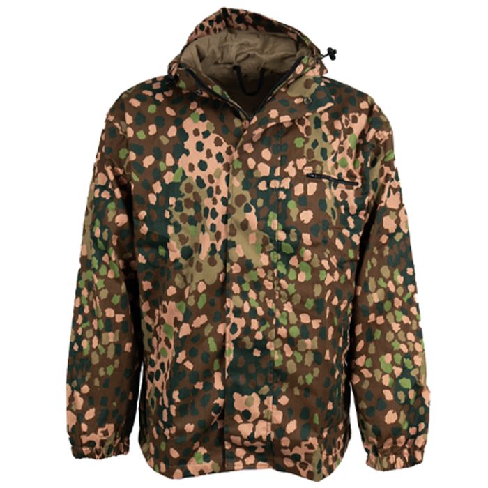 Cotton Lined Full Zip Anorak - Pea Dot Camo - Epic Militaria