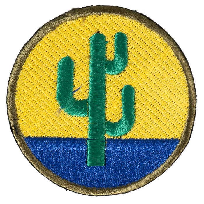 This view shows the front of the Divisional Patch.