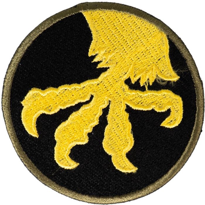 This view shows the front of the divisional patch.