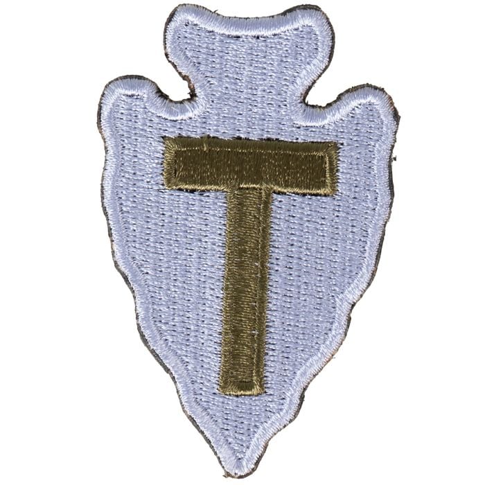 This view shows the front of the divisional patch.