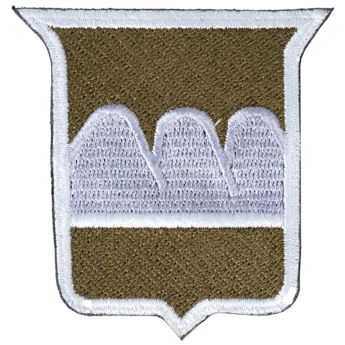 This view shows the front of the divisional patch.
