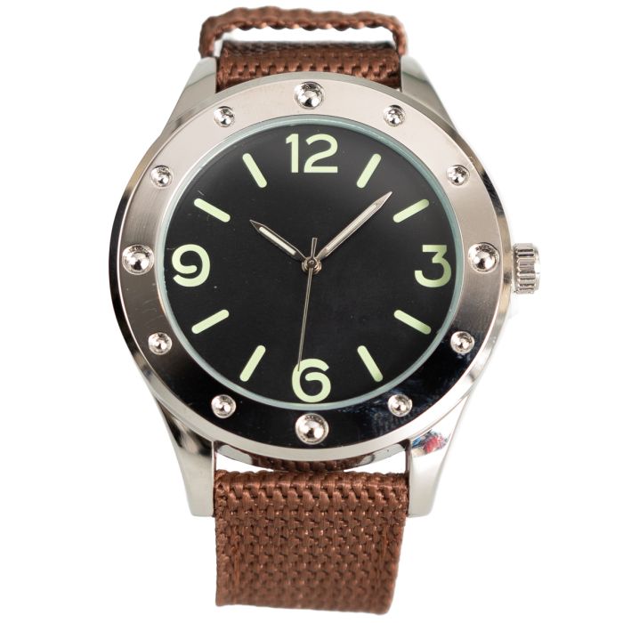 This view shows the front of the watch.