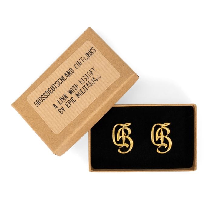 This view shows the front of the German Grossdeutschland Cufflinks.