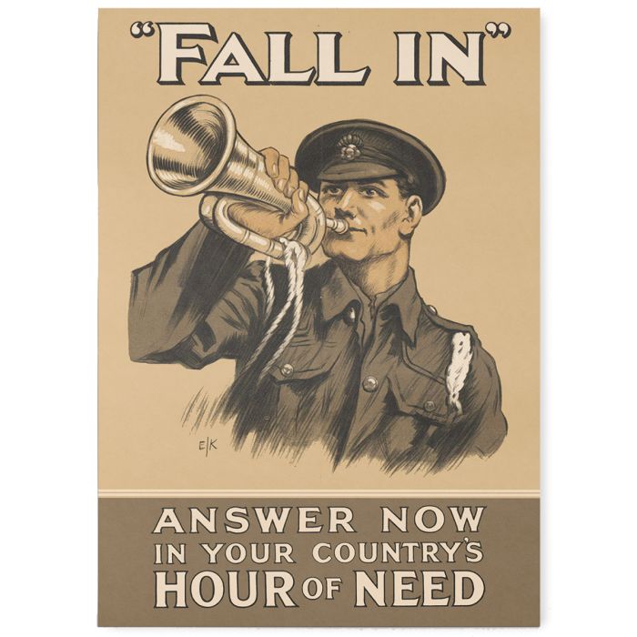 This view shows the front of the poster.