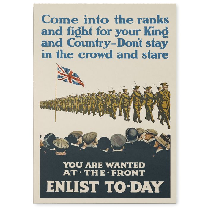 This view shows the front of the  poster.