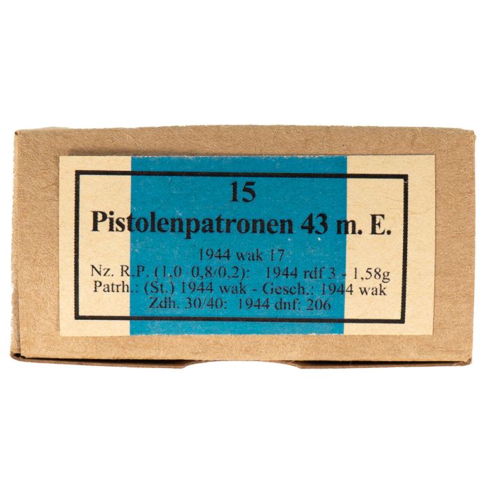 This view shows the front of the ammo box.