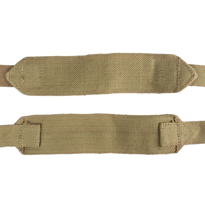 A pair of Original British Army 37 Pattern Webbing Straps - 65cm.