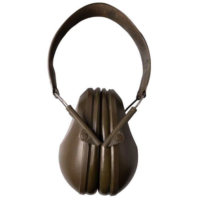 This view shows the front of the ear defenders.