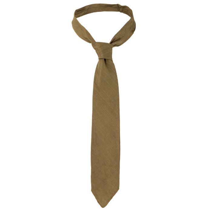 Image showing a tied Original WW2 British Army Officer Neck Tie