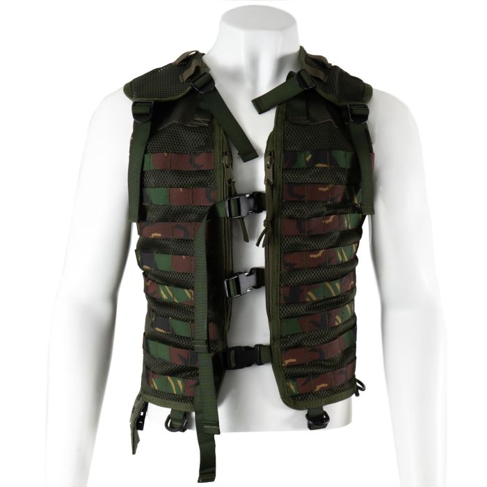 This view shows the front of the Original Dutch Molle Vest.