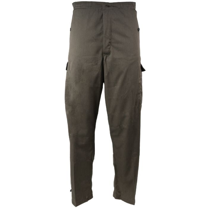 This view shows the front of the Original East German NVA DDR Combat Field Trousers - Grey. thumbnail.