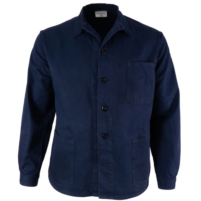 Original German BW Workers Jacket in blue.
