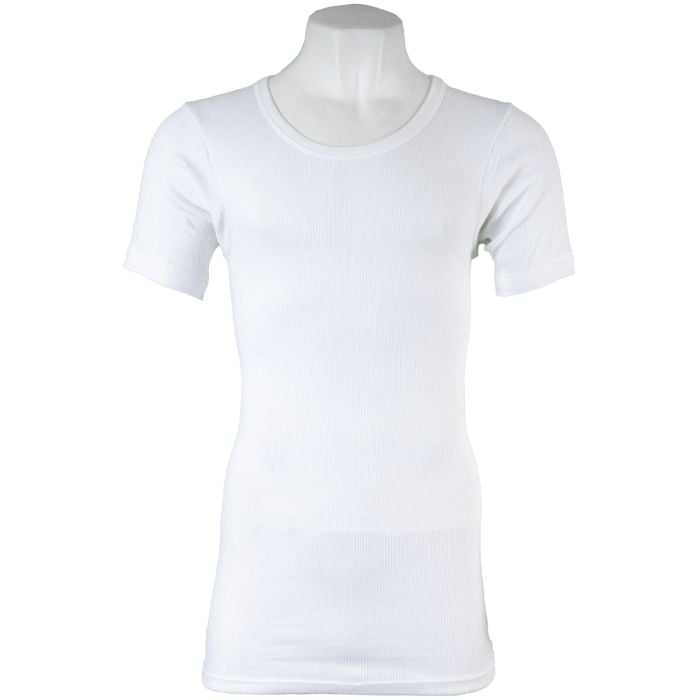 This view shows the front of the Original German Army Cotton Undershirt Vest.