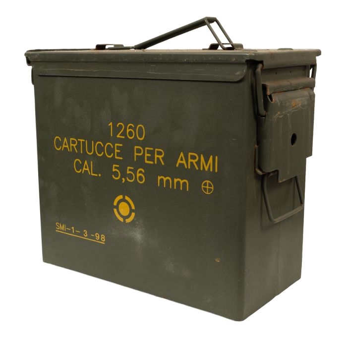 Front of ammo can.