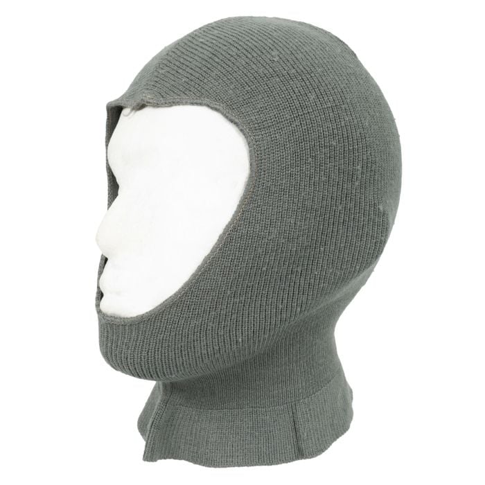 This view shows the front of the Original Swiss Army Wool Balaclava.