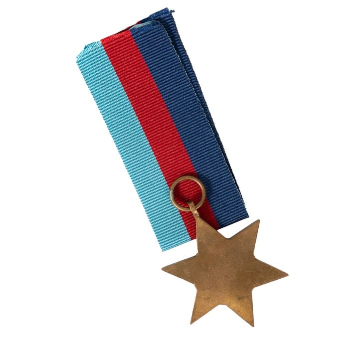Original UK GB WW2 1939-1945 Star Medal - Médaille De La Campagne Britannique - France