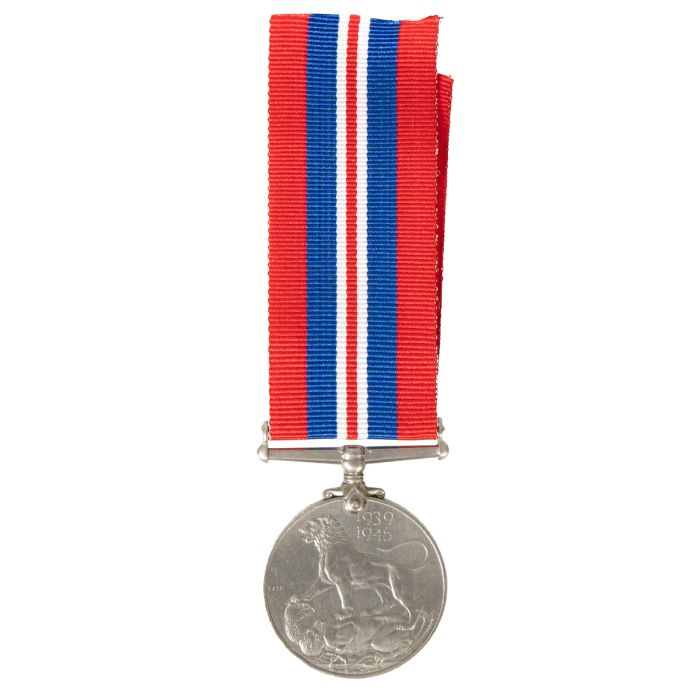 This view shows the front of the medal.