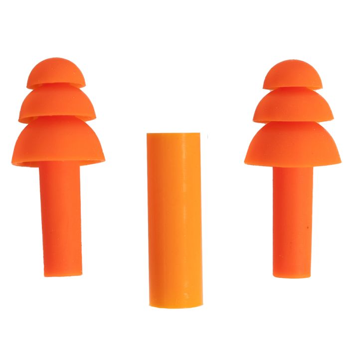 This view shows the earplugs.