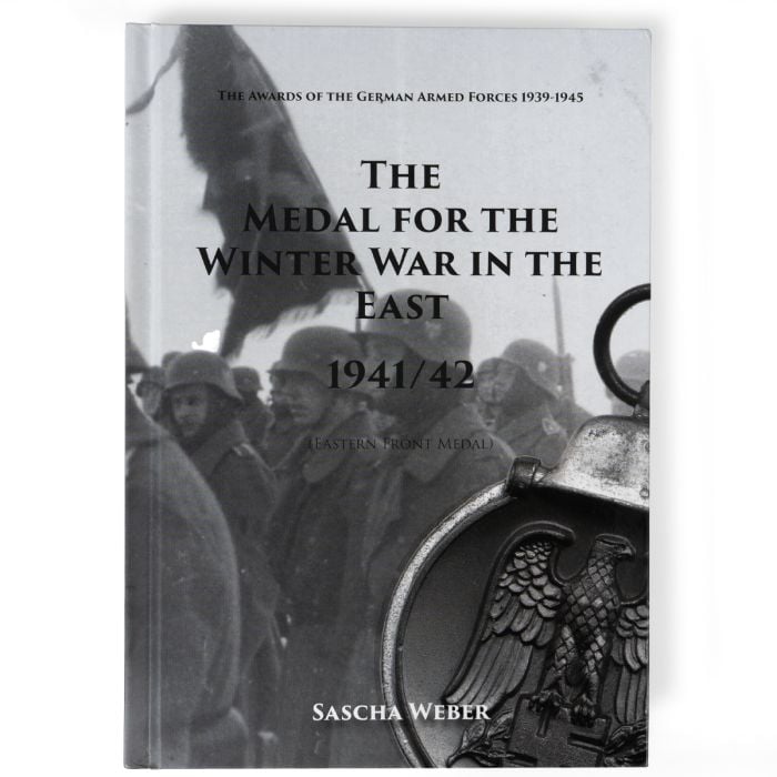 This view shows the front of the The Medal For The Winter War In The East 1941/42 Hardback.