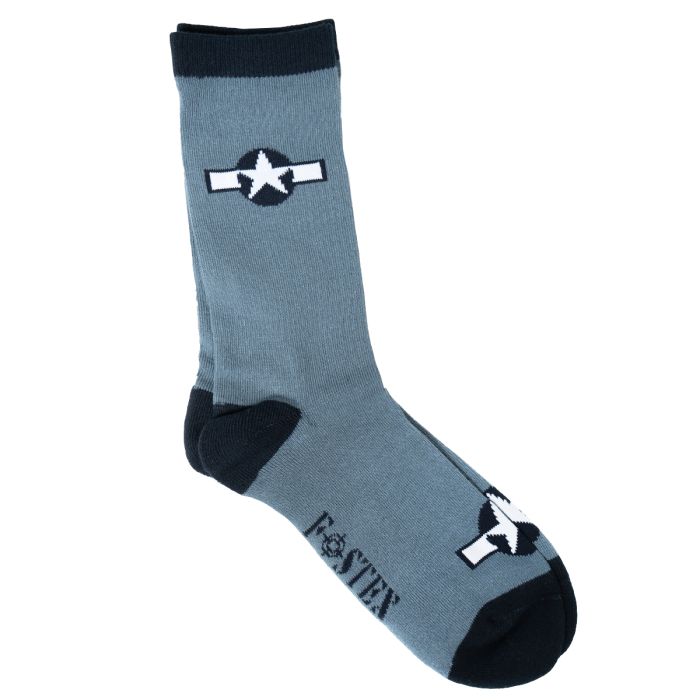The view shows the whole sock including the army emblem