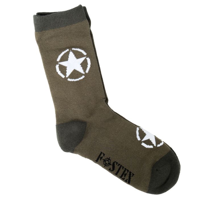 This view shows the full image of the sock and emblem