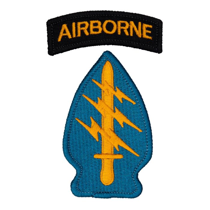 This view shows the front of the badge.