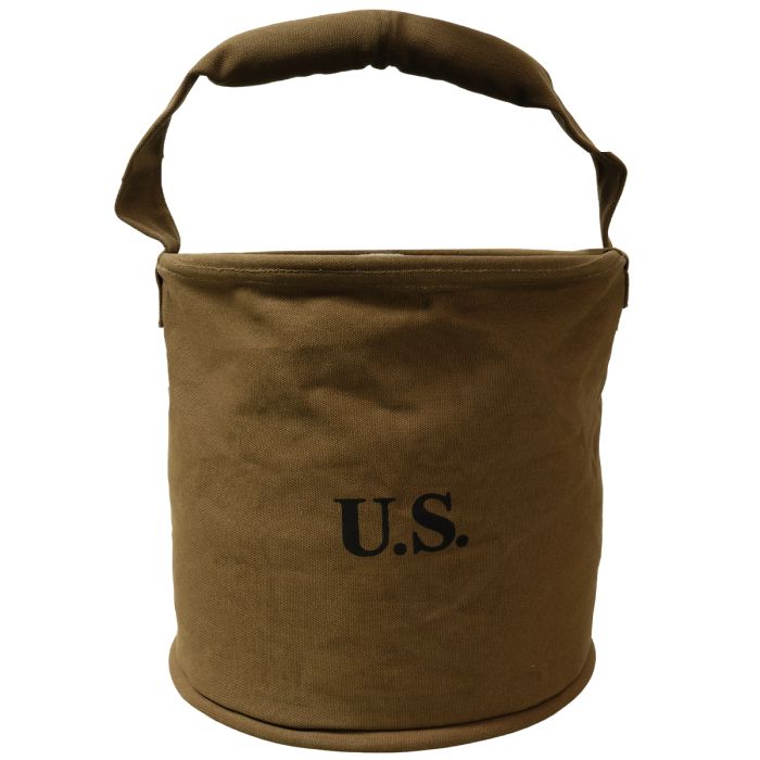 This view shows the main image of the WW1 US Canvas Bucket