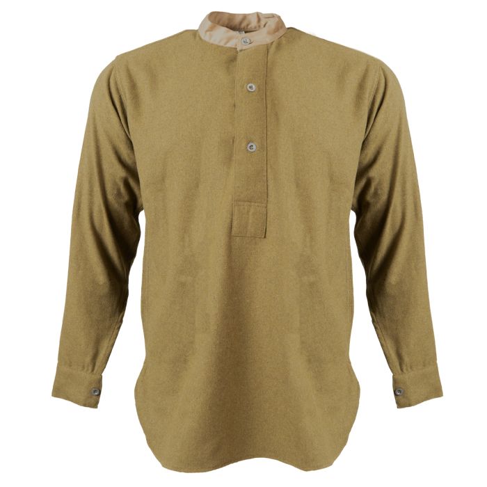 This shows the front of the ww2 british shirt.