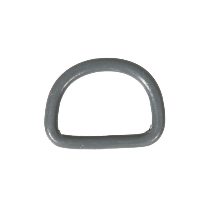 This view shows the front of the WW2 German 25mm D-Ring - Steel (Grey).