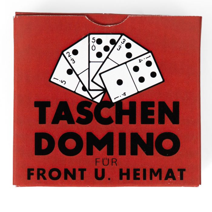 This view shows the front of the dominoes.